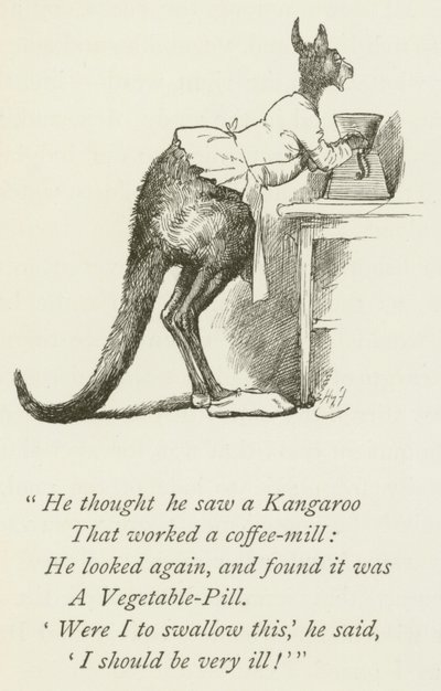 Ilustração para Sylvie e Bruno por Lewis Carroll de Harry Furniss