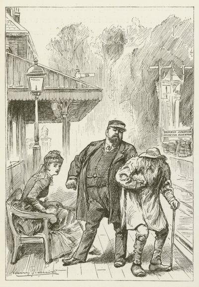 Ilustração para Sylvie e Bruno por Lewis Carroll de Harry Furniss