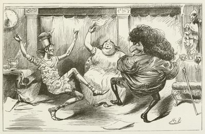 Ilustração para Sylvie e Bruno por Lewis Carroll de Harry Furniss