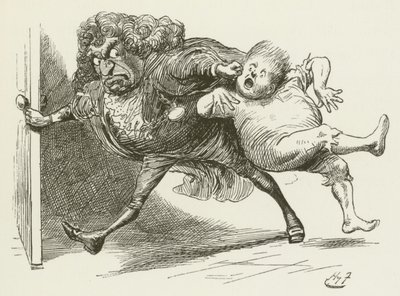Ilustração para Sylvie e Bruno por Lewis Carroll de Harry Furniss