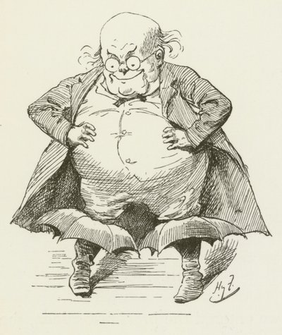 Ilustração para Sylvie e Bruno por Lewis Carroll de Harry Furniss