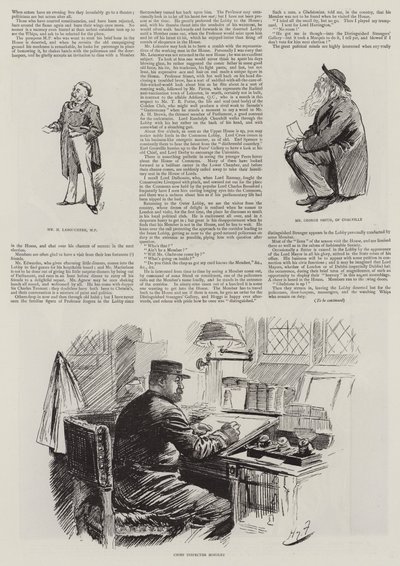 Vida no Parlamento, estranhos na casa de Harry Furniss