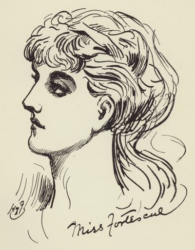 Miss Fortescue de Harry Furniss