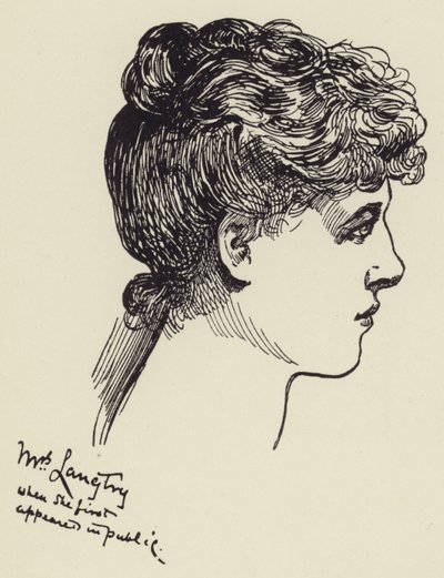 Mrs Langtry de Harry Furniss