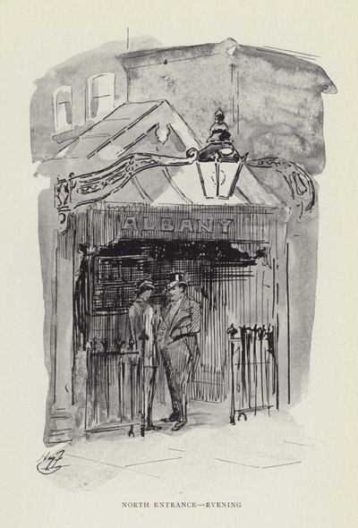 Entrada norte, noite de Harry Furniss