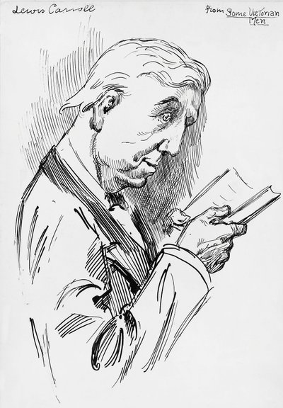 Retrato de Lewis Carroll, pseudónimo de Charles Lutwidge Dodgson (Cheshire de Harry Furniss