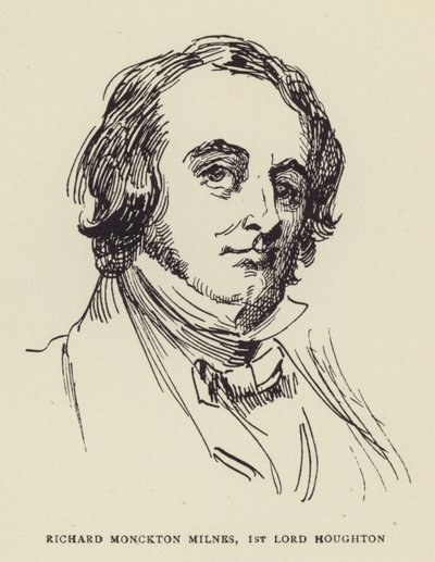 Richard Monckton Milnes, 1º Lorde Houghton de Harry Furniss