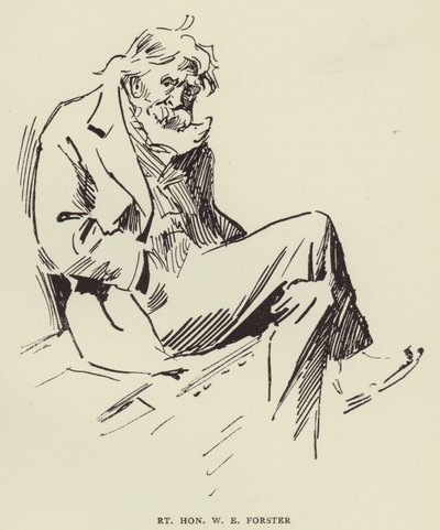 Justo Honorável WE Forster de Harry Furniss