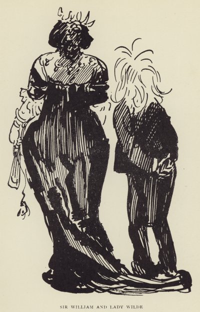 Sir William e Lady Wilde de Harry Furniss