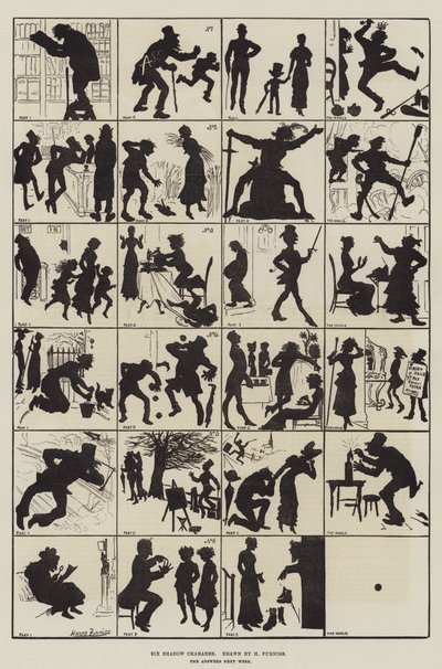 Seis Charadas Sombrias de Harry Furniss