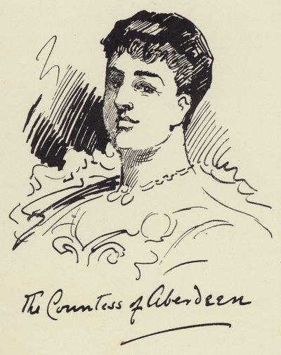 A condessa de Aberdeen de Harry Furniss