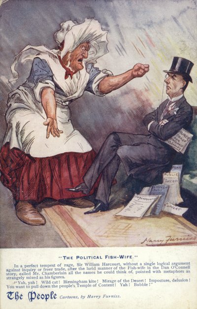 A esposa política dos peixes de Harry Furniss