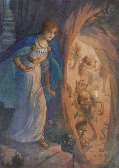 Freyja na gruta dos anões, de "Freyja