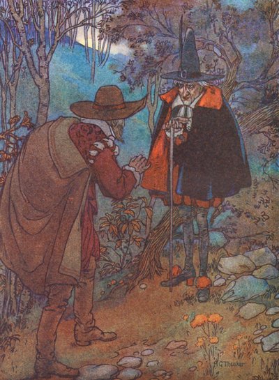 A história de Mrs Botherby, A sanguessuga de Folkestone (litografia a cores) de Harry George Theaker