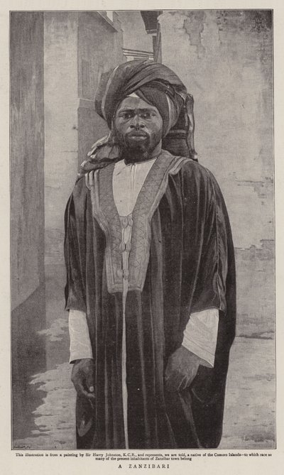 Um zanzibari de Harry Hamilton Johnston