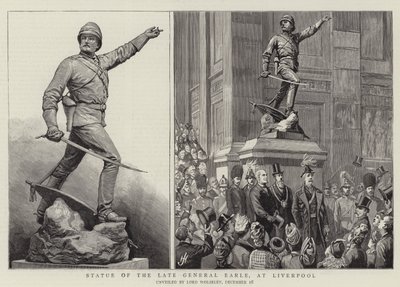 Estátua do falecido General Earle, em Liverpool de Harry Hamilton Johnston