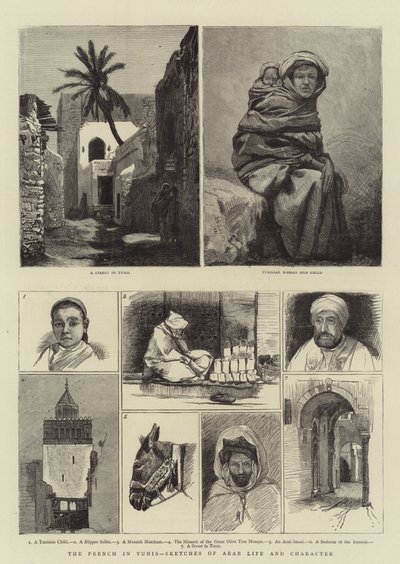 Os franceses em Tunis, esboços da vida e do caráter árabes de Harry Hamilton Johnston