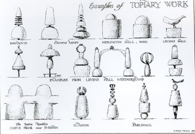 Exemplos de trabalho do Topiary, 1902 de Harry Inigo Triggs