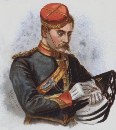 Um Capitão do 12º Lanceiro (chromolitho) de Harry Payne