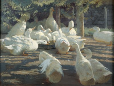 Luz do sol e sombra (óleo sobre tela) de Harry Percy Clifford