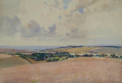 Paisagem, possivelmente o Downs de Harry Watson