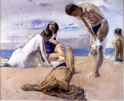Os Padres (aguarela) de Harry Watson