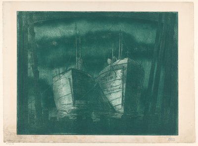 Dois latidos de Harry van Mook (signed by artist)