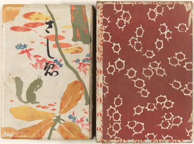 ilustrações de livros Sashi-e (título no objeto) de Hashiguchi Goyô