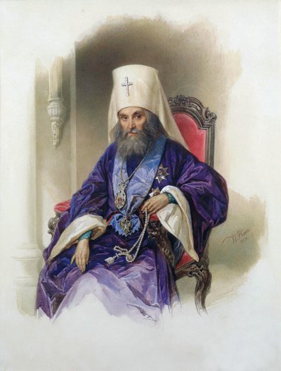 Retrato do Filaret Metropolitano de Moscou