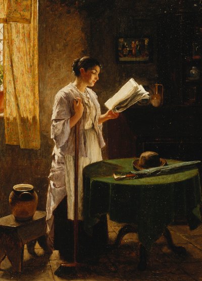 O jornal da manhã, 1869 de Haynes King