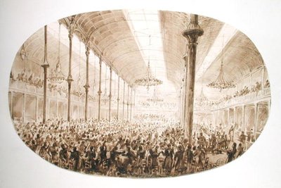 Um banquete, c.1865 de Hector Horeau