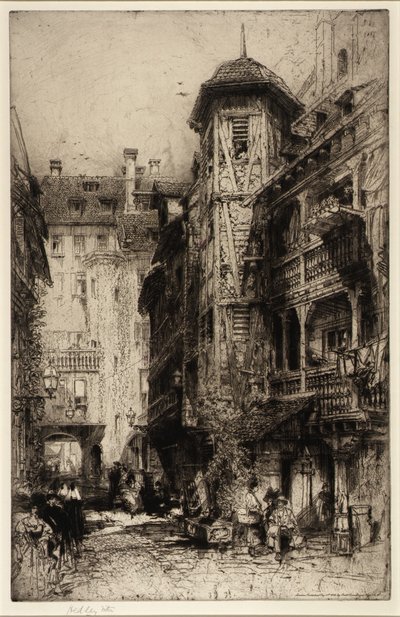Cour de Corbeau, Strassburg de Hedley Fitton