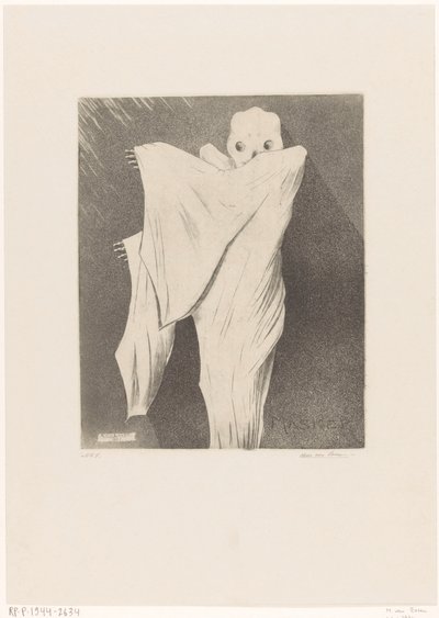De Dood (título original no objeto) Masker (título original da série no objeto) de Hein von Essen (signed by artist)