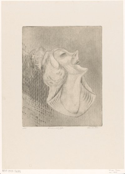 De sentimenteele joffer (título original sobre o objecto)
Masker (título original da série sobre o objecto) de Hein von Essen (signed by artist)