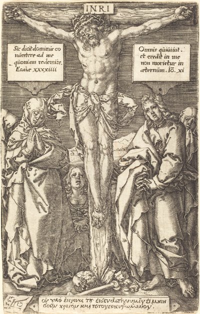 Cristo na Cruz de Heinrich Aldegrever