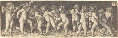 Crianças dançando de Heinrich Aldegrever