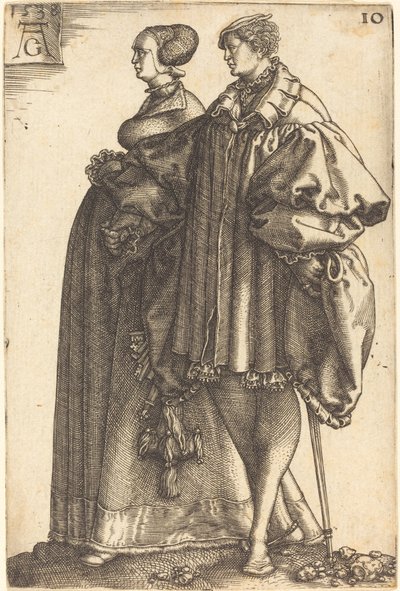Grandes bailarinas de casamento de Heinrich Aldegrever