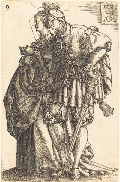 Grandes bailarinas de casamento de Heinrich Aldegrever