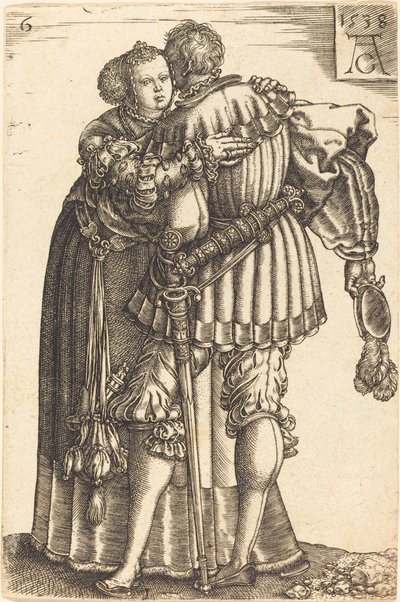 Grandes bailarinas de casamento de Heinrich Aldegrever