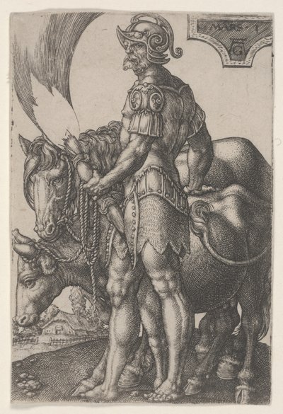 Mars, c.1533 (gravura) de Heinrich Aldegrever