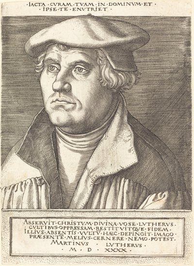 Martinho Lutero. de Heinrich Aldegrever