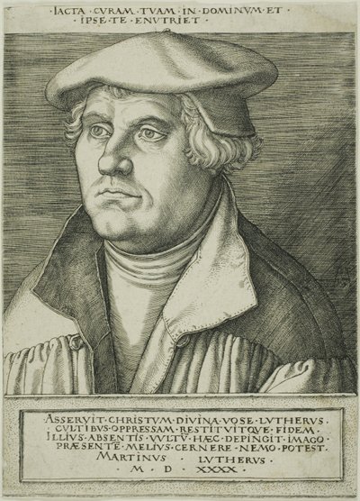 Martinho Lutero de Heinrich Aldegrever
