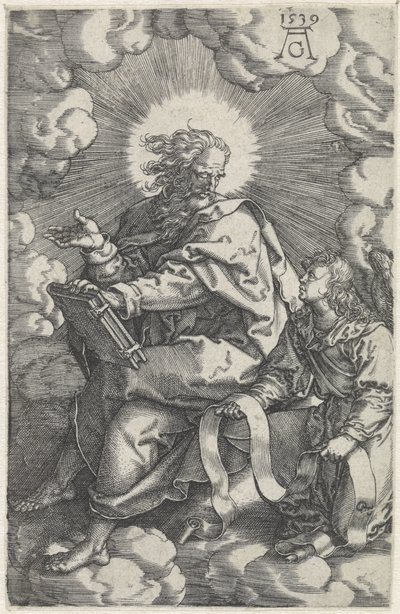 Mateus Quatro Evangelistas (título da série) de Heinrich Aldegrever