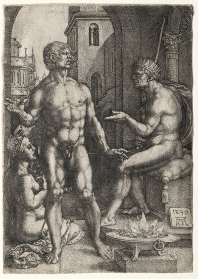 Mucinas Saevola, 1530. de Heinrich Aldegrever