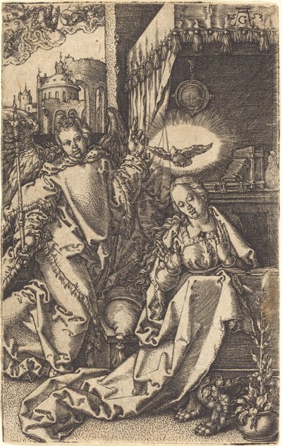 A Anunciação de Heinrich Aldegrever