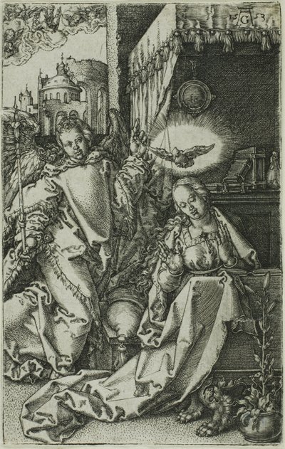 A Anunciação de Heinrich Aldegrever