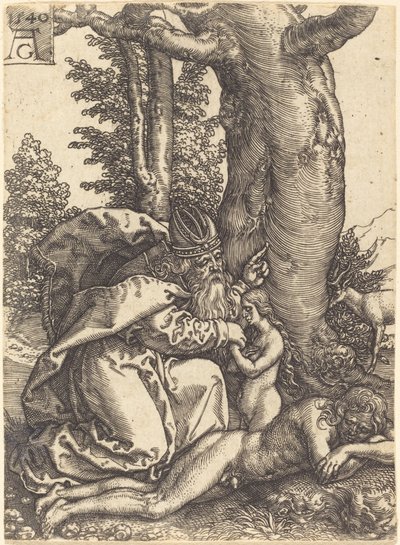 A Criação de Eva de Heinrich Aldegrever