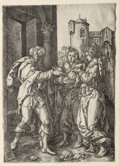 A História de Ló, 1555. de Heinrich Aldegrever