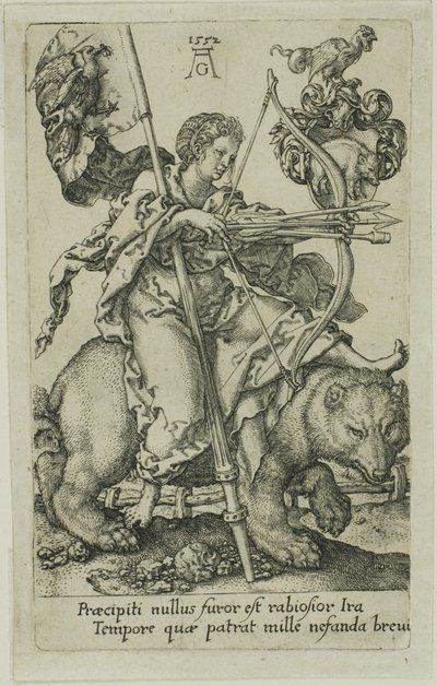 Ira, dos Vícios de Heinrich Aldegrever