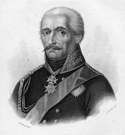 General Gebhard Leberecht von Blücher, gravado por Adam Smith (gravura) de Heinrich Anton Dahling